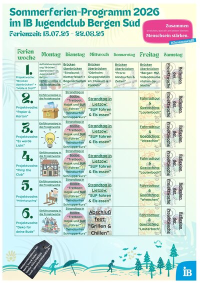 Sommerferienprogramm IB Jugendclub 2026