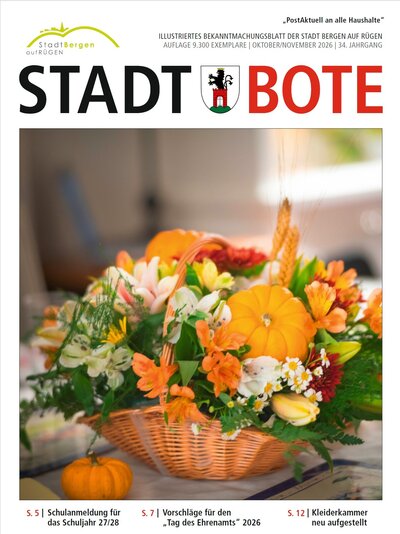Stadtbote Oktober - November 2026